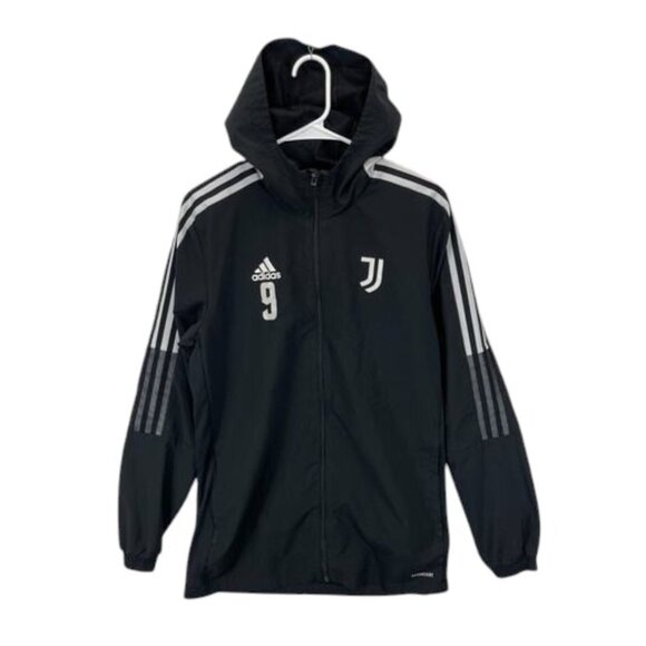 Adidas Juventus Track Jacket Men’s Size S Black White 2022 2023 Soccer Football - Picture 1 of 10
